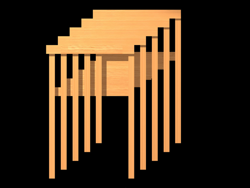 Sedia in legno 